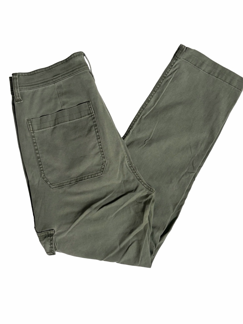 J. Crew AB590 Green New Straight Leg Cargo Pants 28